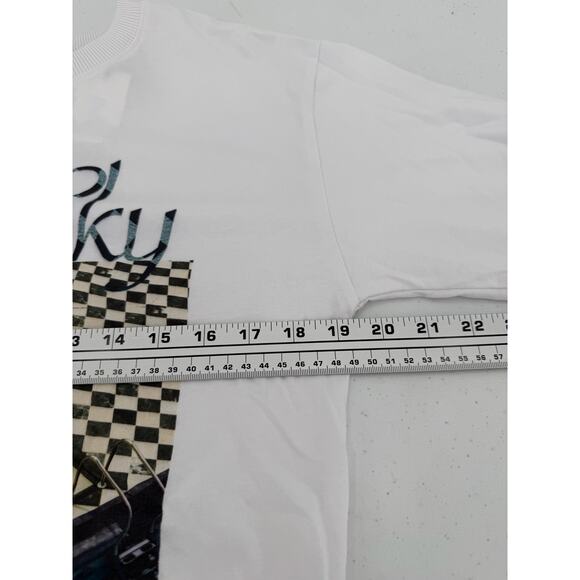 NWT Blue Sky Inn Check Pool Long Sleeve White T-Shirt Men's Size SMALL - Picture 10 of 12